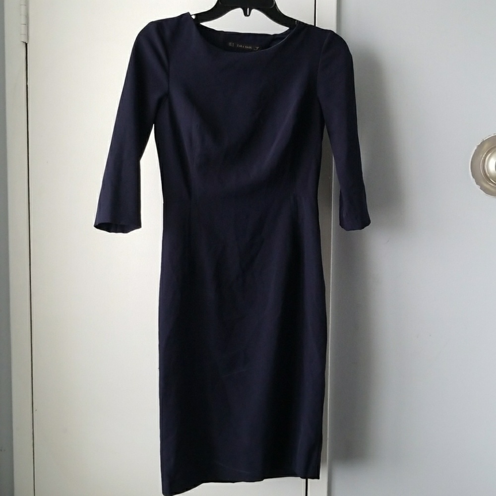Navy blue Zara dress
